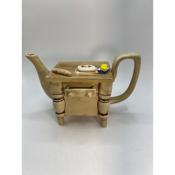 Rare Sunshine Ceramics LTD 1987 Baking Day Teapot England - Picture 1 of 15